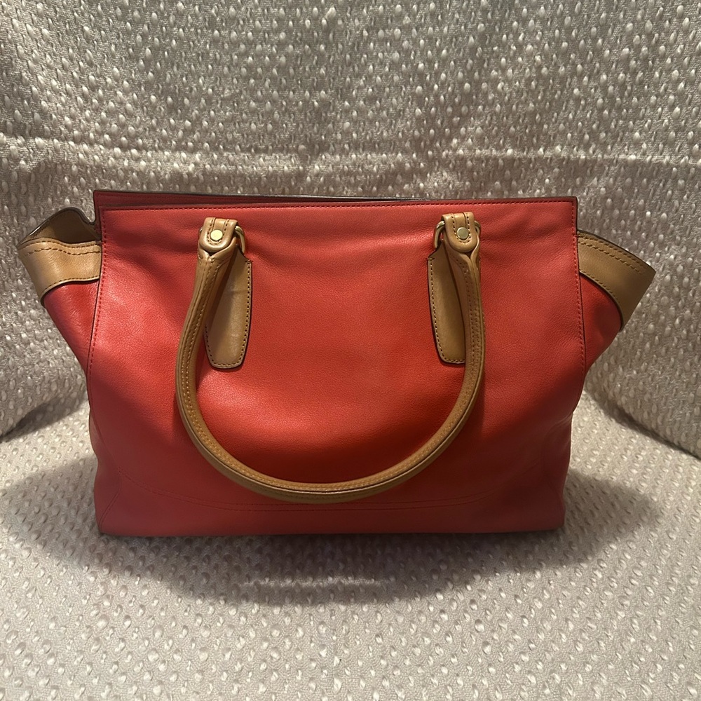 Authentic COACH Candace Color-block Satchel - Picture 9 of 10